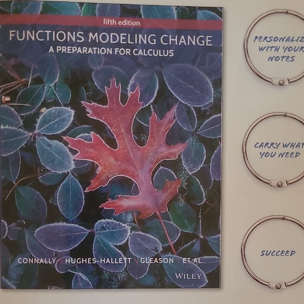 Functions Modeling Change Textbook